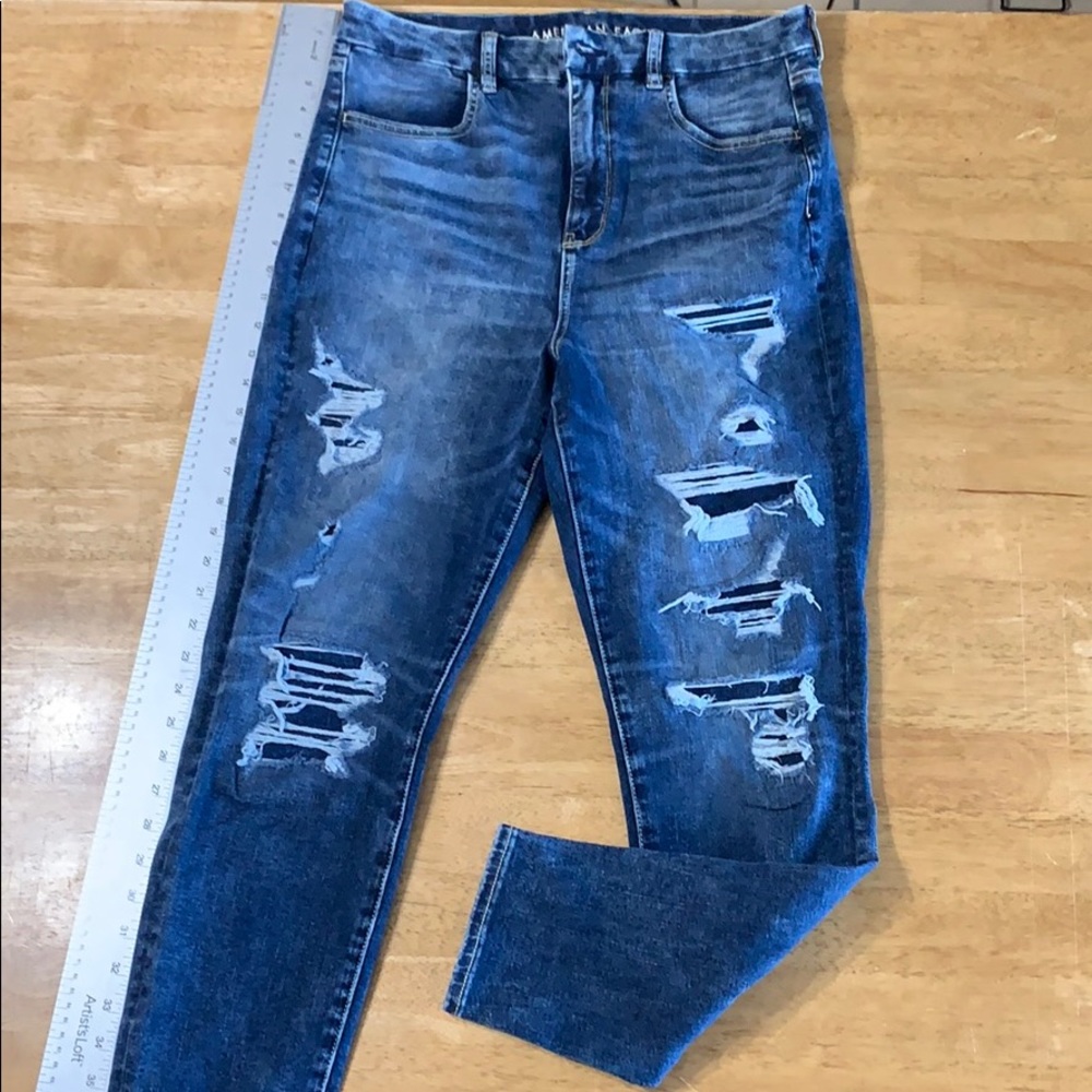American Eagle Jean Jeggings Sz 12 Regular